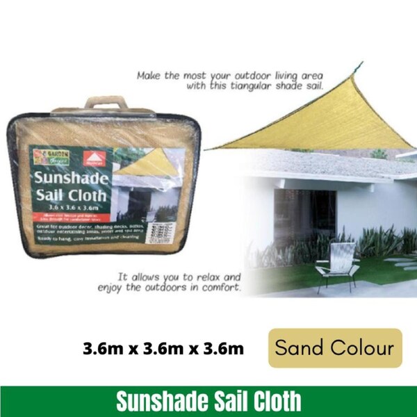 Sunshade Triange 3.6m x 3.6m x 3.6m
