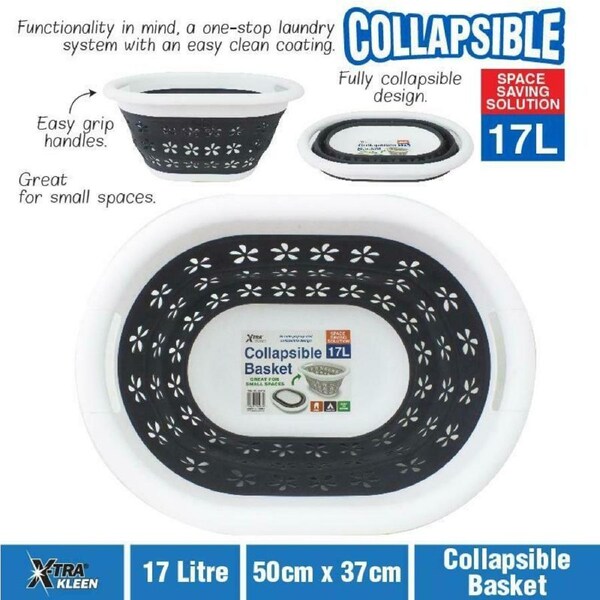 Laundry Basket Collapsible 17Litre