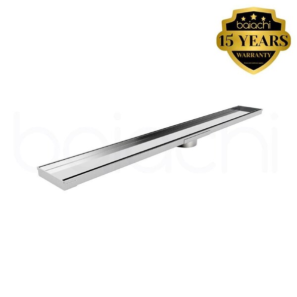 150-600mm Linear Tile Insert Adjustable Floor Waste Stainless Steel