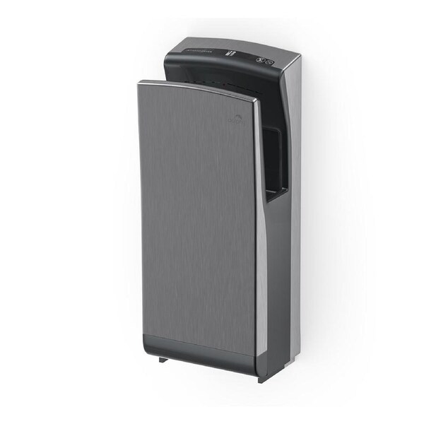 Dolphy Automatic Peak Ultra Jet Hand Dryer 1650W - Silver Stainless Steel - Fast Drying, Touchless, Wall-Mounted, Energy Efficient, Commercial Use