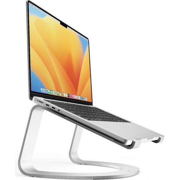 Twelve Aluminium South Curve SE Stand For MacBook & Laptops Holder Rack Silver