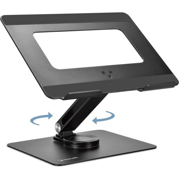 Bonelk Aluminium Elevate 360 Laptop Stand Storage For Laptop/Notebook Black