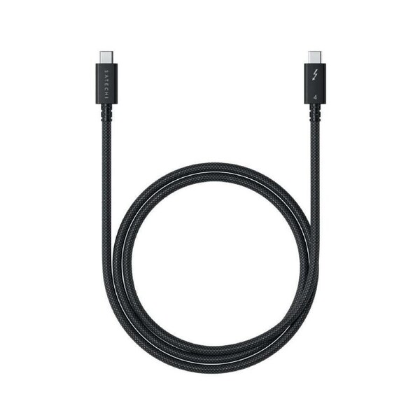 Satechi 1m/240w Thunderbolt 4 Pro Cable Data Transfer For MacBook Air Space Grey