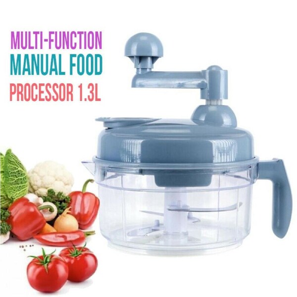 Multi-Function Manual Food Processor 1.3L