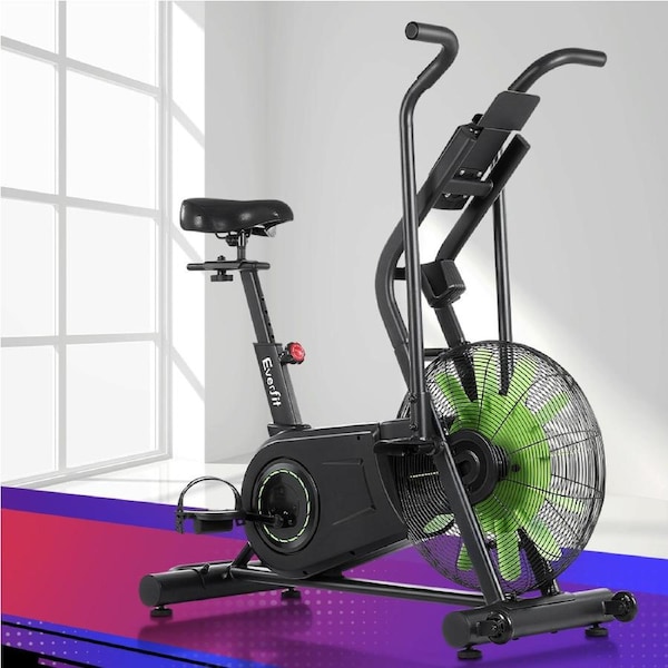 Everfit Air Bike Dual Action Exercise Bike Fitness Home Gym Cardio