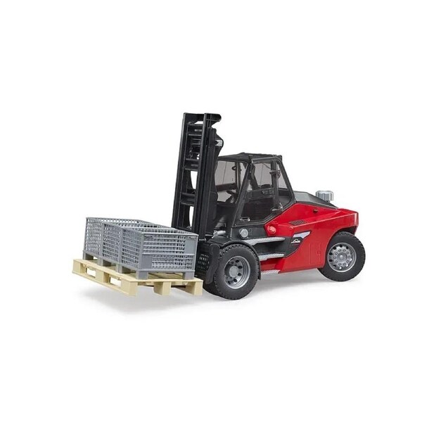 Bruder 1/16 Linde HT160 Fork Lift with Pallet & 3 Cages