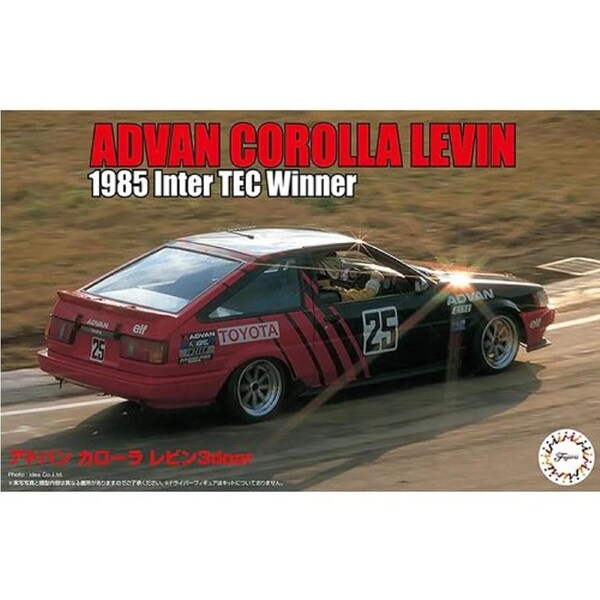 Fujimi 1/24 ADVAN Corolla Levin 3door (ID-291) Plastic Model Kit