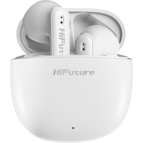 HiFuture Colourbuds2 True Wireless Bluetooth Soft Bass Earbuds Noise Cancel WHT
