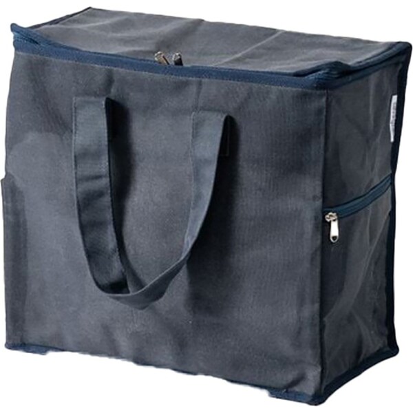 Canningvale Portofino 40cm Cotton Cooler Insulated Bag Food Storage Large Indigo
