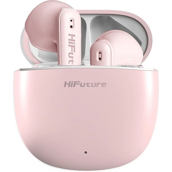 HiFuture Colourbuds2 True Wireless Bluetooth Soft Bass Earbuds Noise Cancel Pink