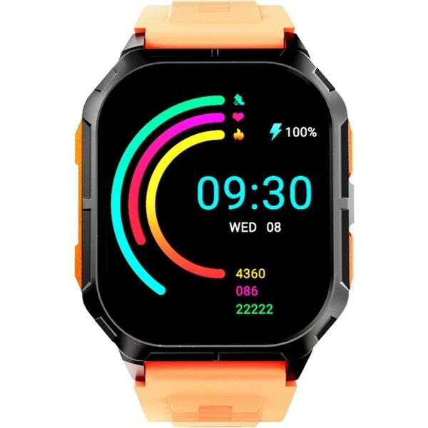 HiFuture Ultra3 Sports/Fitness Smartwatch For Apple iOS9/Android5 Carmine Orange