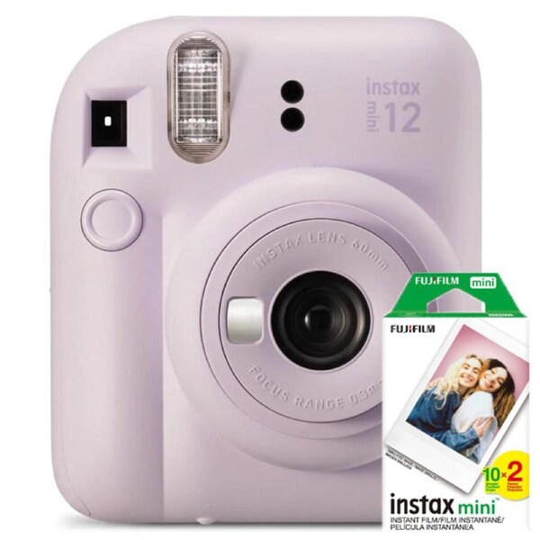 Fujifilm Instax Mini 12 w 20 Instax Mini Films - Lilac Purple