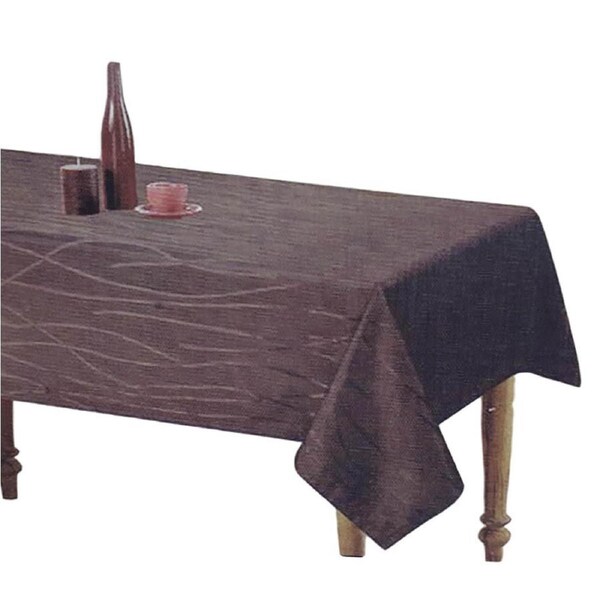 Country Table Cloth Sonata Chocolate Tablecloth Rectangle 150x270cm