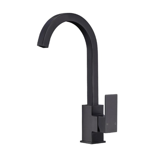 Simplus Brass Kitchen Mixer Tap Sink Faucet Taps Spout Laundry Swivel WELS Grey