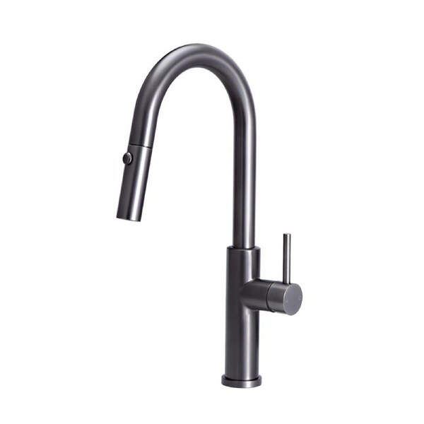 Simplus Pull Out Kitchen Sink Mixer Faucet Tap Swivel Spout Laundry Gun Grey