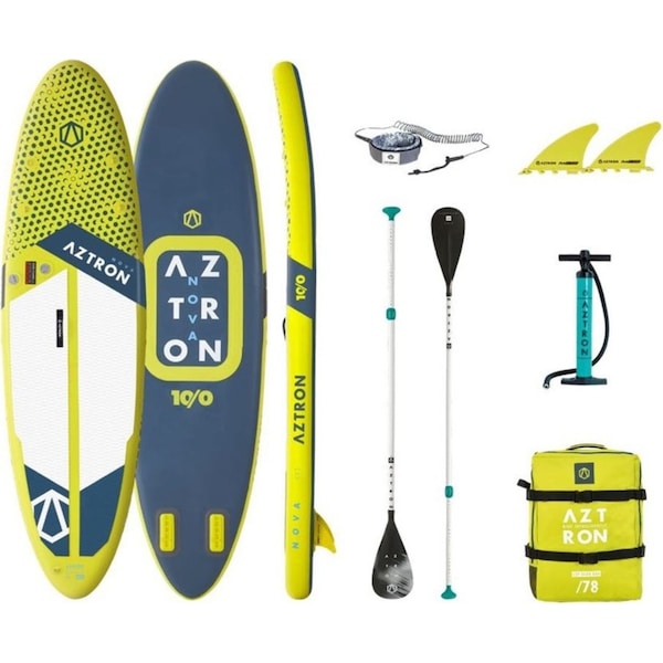 Aztron Nova 2.0 Compact 10'/305cm Inflatable Stand Up Paddleboard Surfboard