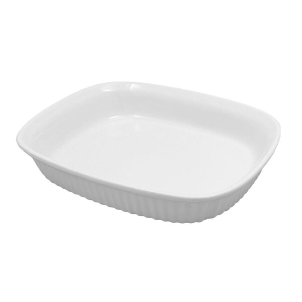 Ceramic 33cm Oval Lasagne Baking Dish Pan Home/Kitchen Bakeware Large White
