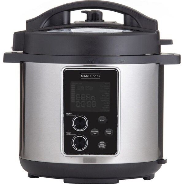 MasterPro 14 in 1 Professional Multi Digital Instant Cooker Stainless Steel - 6L