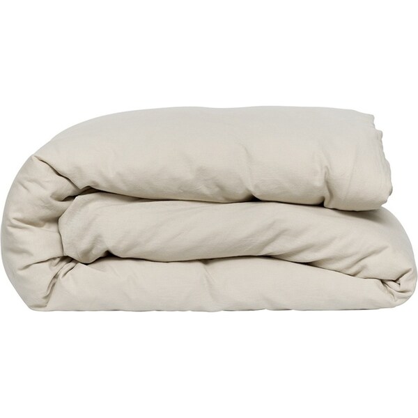 Ecology Dream Size Super King Soft Quilt Cover Bed Sheet Stone Home Bedding