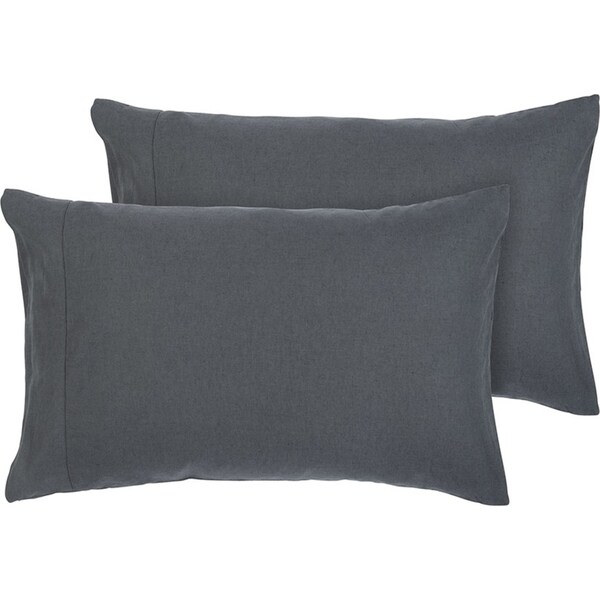 Ecology Dream Size 73 x 48cm Soft Sleeping Pillowcase Pair Storm Home Bedding