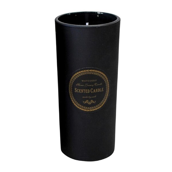 Glass/Wax 13.5cm Scented Tealight Wax Candle Home Fragrance Decor Display Black