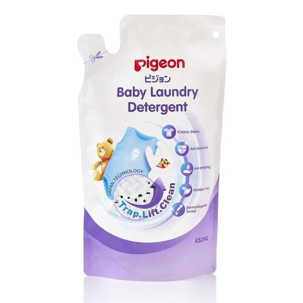 Pigeon Paraben-Free Baby Laundry Detergent, 450ml Refill