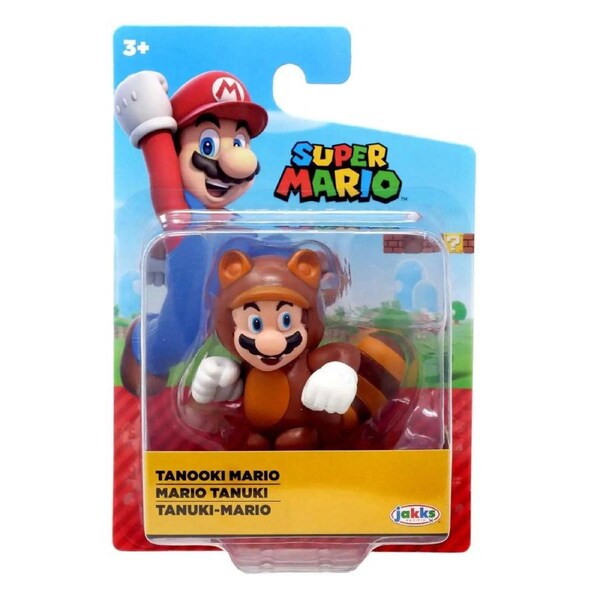 Super Mario Wave 43 Tanooki Mario 2.5 inch Mini Figure