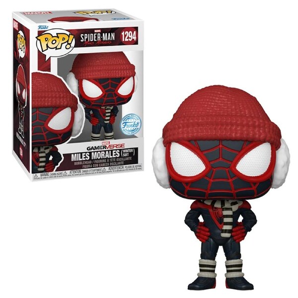 Marvel Spider-Man: Miles Morales: Winter Suit Miles Funko POP! Vinyl
