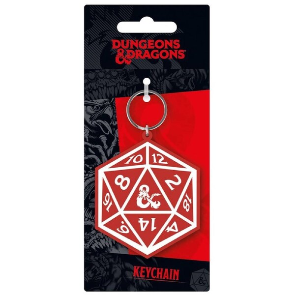 Dungeon and Dragons Dice Keyring