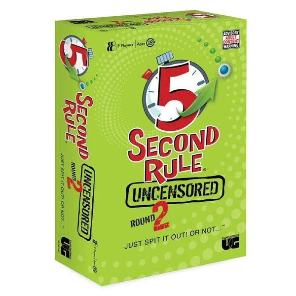 5 Second Rule Uncensored Round 2 Card Game