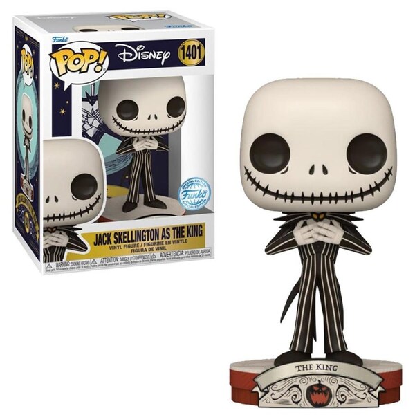 The Nightmare Before Christmas: Jack Skellington as the King Funko POP! Vinyl