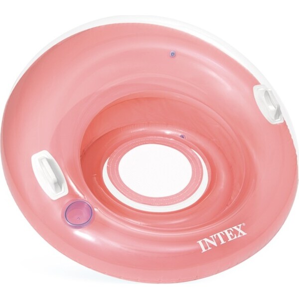 Intex Sit 'N Lounge Vinyl Inflatable Pool Lounge w/ Cup Holder 119cm Assorted