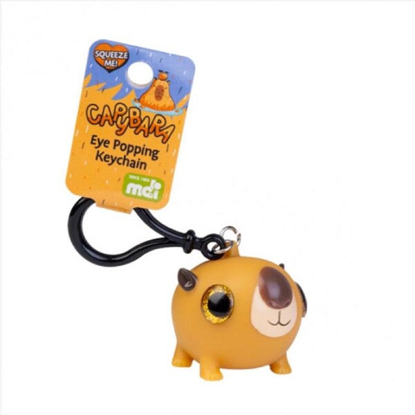 Capybara Eye Popping Keychain