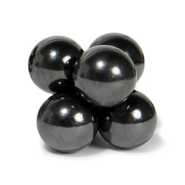 6pc Speks Gunmetal Super 33mm Fidget Sensory Magnetic Desk Ball Toy 14y+