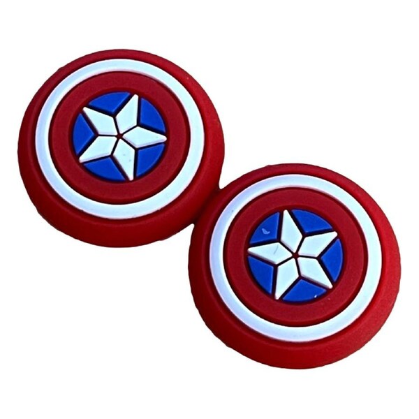 Captain America Thumb Grips For SwitchPro/ PS4/ XBOX ONE/360 Toggle Cover Caps