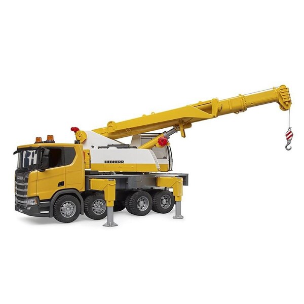 Bruder 1:16 Construction Scania Super 560R Liebherr Crane Truck With Light Sound