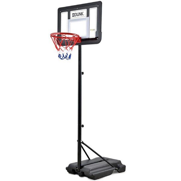 DR. DUNK Portable Kids Basketball Hoop Stand System, 1.15m to 1.60m Height Adjustable