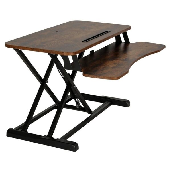 Standing Desk Riser Height Adjustable Sit Stand Desks Computer Desktop