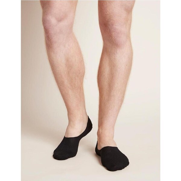 Boody Hidden Sock Black 3-9