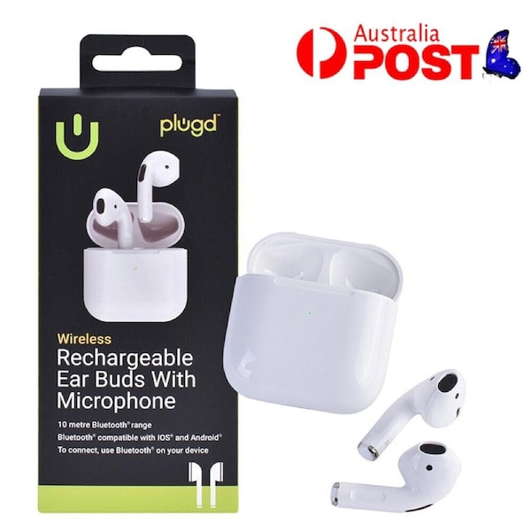 PRO4 TWS Wireless Bluetooth Earphones Air In-Ear Pods for iphone Samsung Android