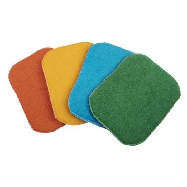 Eco-Friendly Skrubba Kitchen Bathroom Cleaning Sponge Cloth Pack 2