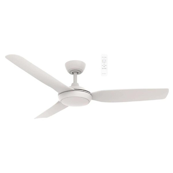 Martec Viper 3 1320mm Smart DC Ceiling Fan + Light with WiFi Remote White