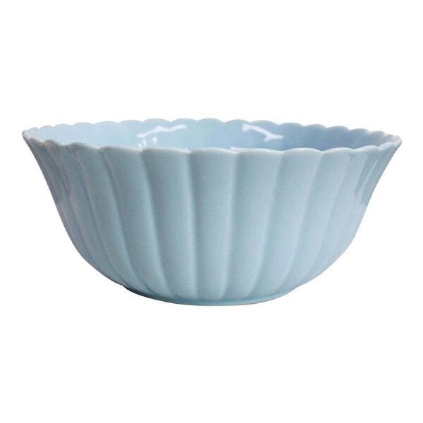 Belle Powder 25.5cm Ceramic Salad Food Dish Bowl Round Serving Tableware Blue