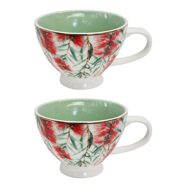 2x Bottlebrush Porcelain 13.5cm Coffee/Tea Cup w/ Handle Drinking Mug Tableware