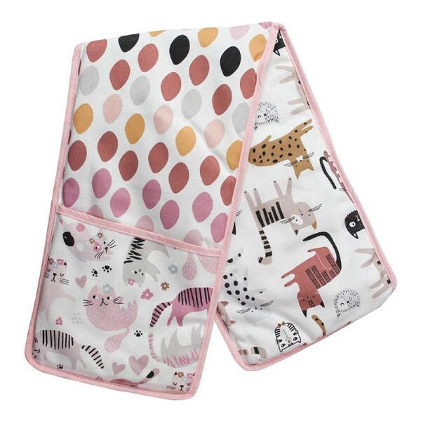 Cotton 80cm Double Glove Oven Mitt Home Kitchen Cooking/Baking Potholder Cats