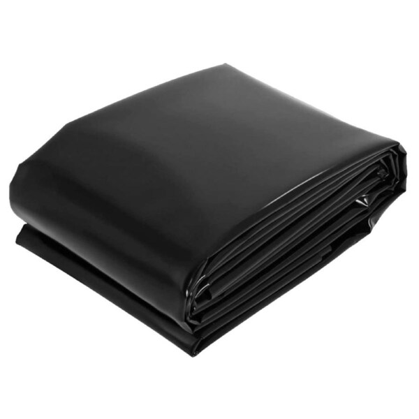 HDPE Pond Liner 4mx6mx0.5mm Garden Pools Underlayment Membrane Reinforced Black