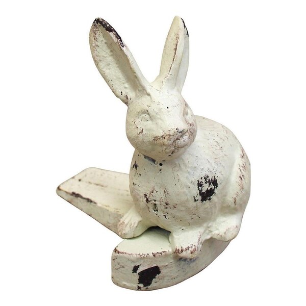 Rabbit 13cm Metal Doorstop Home/Office Room Decor Heavy Weighted Door Stopper