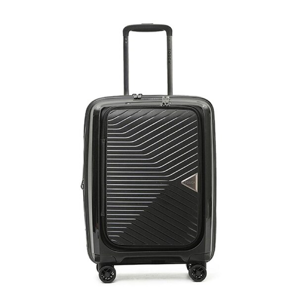 Tosca Space X 20" Travel Luggage Suitcase Carry On Baggage Trolley Bag Black