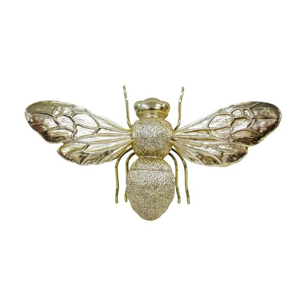 Resin 23cm French Bee Home/Room Decorative Statue Tabletop Ornament Large Gold