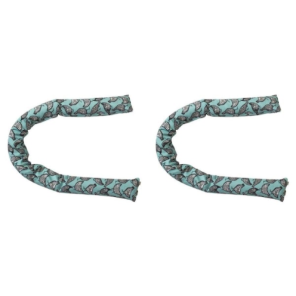 2x Chooks Cotton Sand 90cm Door Weighted Wind Draught Stopper Home/Office Decor